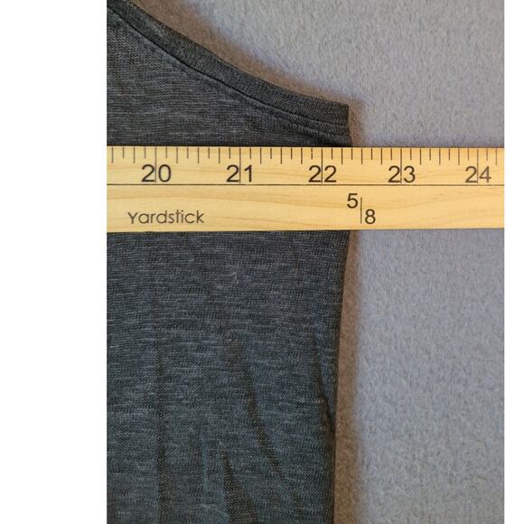 Eileen Fisher Organic Linen Jersey Long Tank Mink Gray Large - Picture 5 of 7